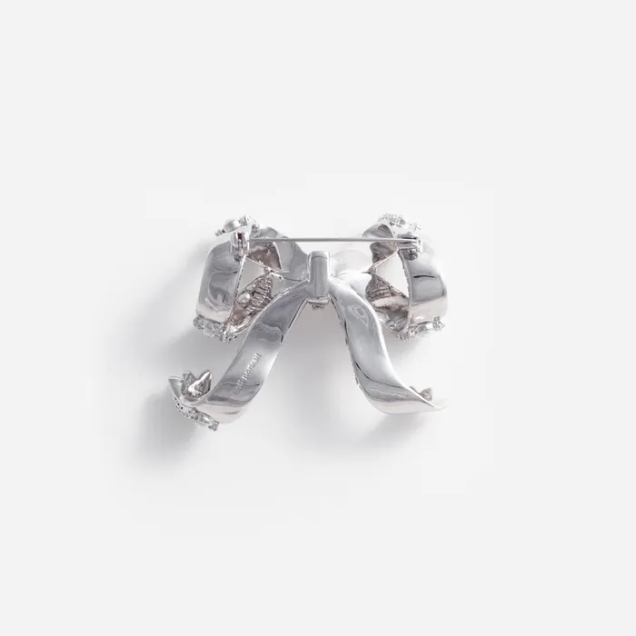 Self Portrait Jewellery Women Pearl Crystal Bow Brooch