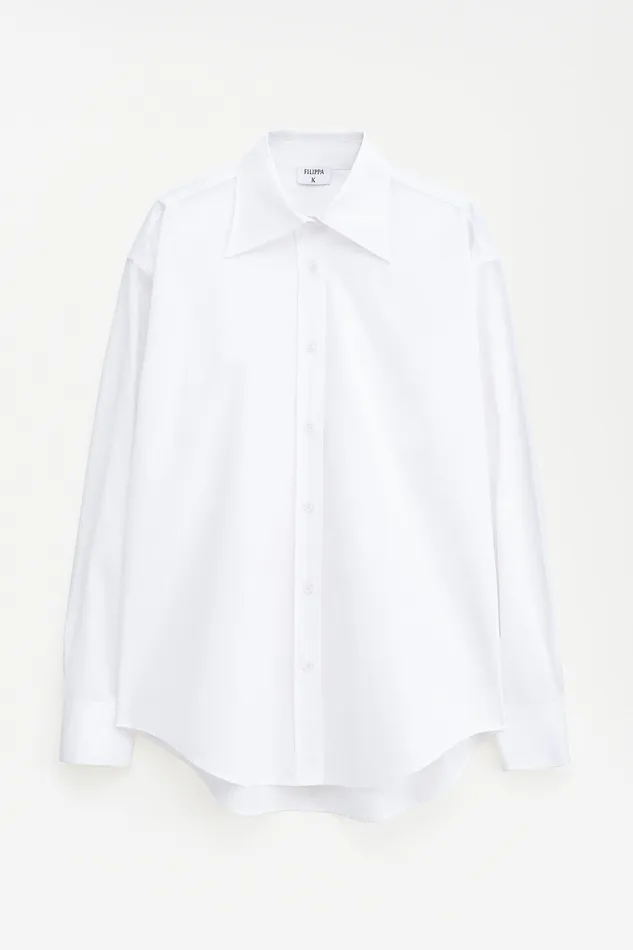 Shirts and Blouses Poplin Shirt White 8211 filippak Women Shirts and Blouses Poplin Shirt White 8211 filippak Women