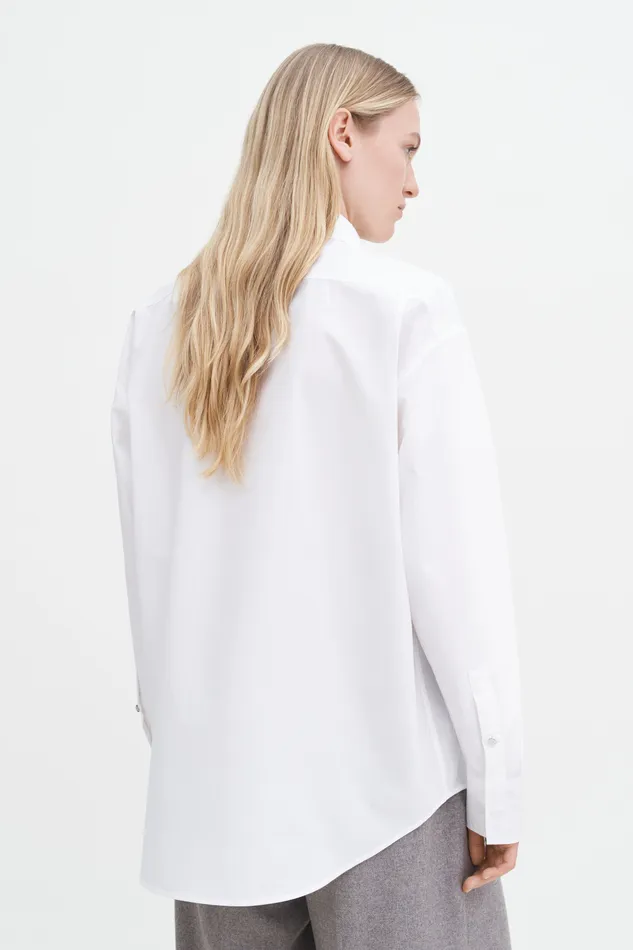 Shirts and Blouses Poplin Shirt White 8211 filippak Women Shirts and Blouses Poplin Shirt White 8211 filippak Women