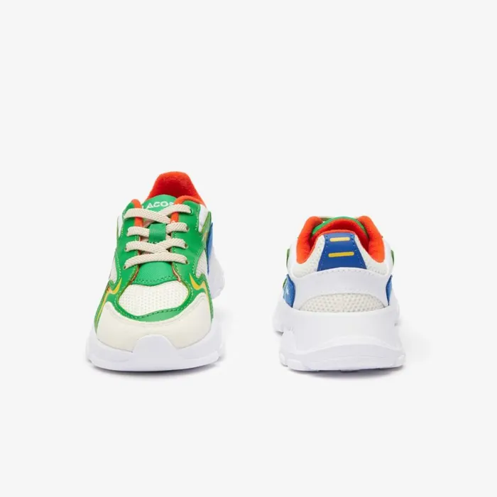 Shoes and Accessories Kids Lacoste Infants039 L003 Neo Sneakers Whiteblue 080