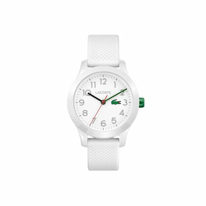 Shoes and Accessories Kids Lacoste Kid039s L1212 Watch With White Silicone Strap White 000 Shoes and Accessories Kids Lacoste Kid039s L1212 Watch With White Silicone Strap White 000