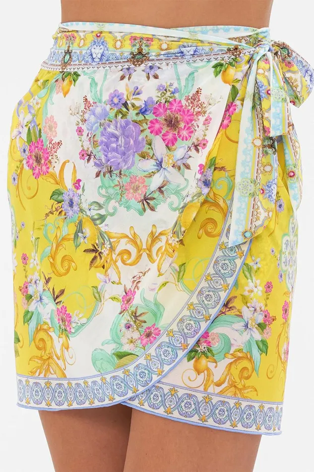 SHORT DRAPED SARONG CATERINA SPRITZ Caterina Spritz Womens Camilla Sarongs