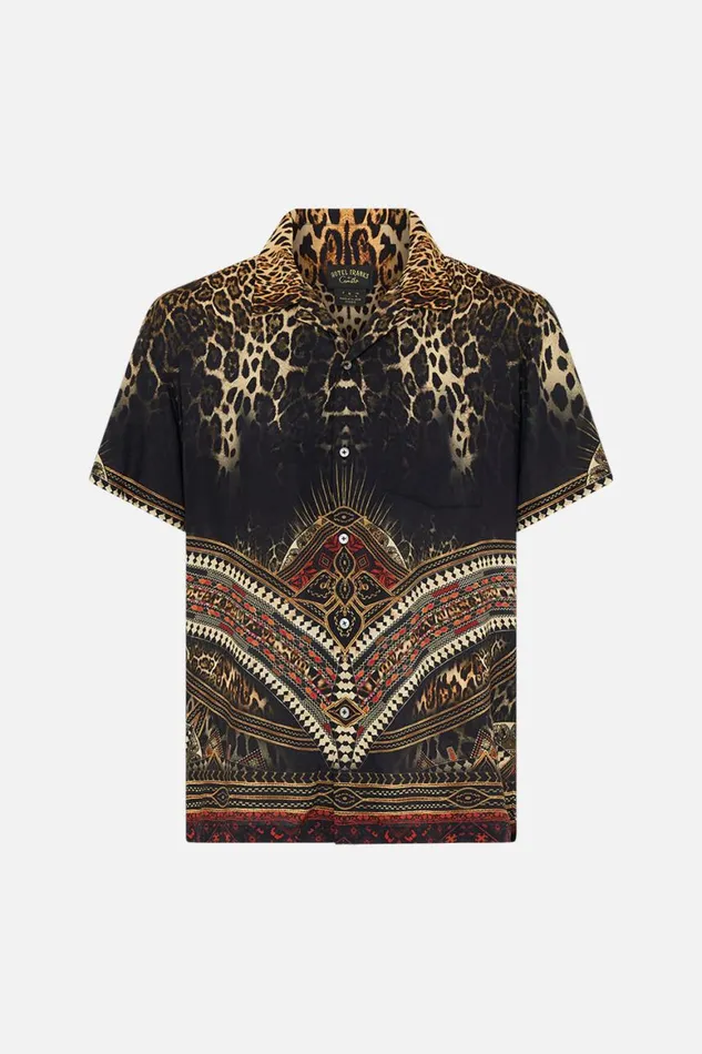 SHORT SLEEVE CAMP COLLARED SHIRT PRETTY FLY FOR THE SINAI Pretty Fly For The Sinai Mens Camilla Shirts