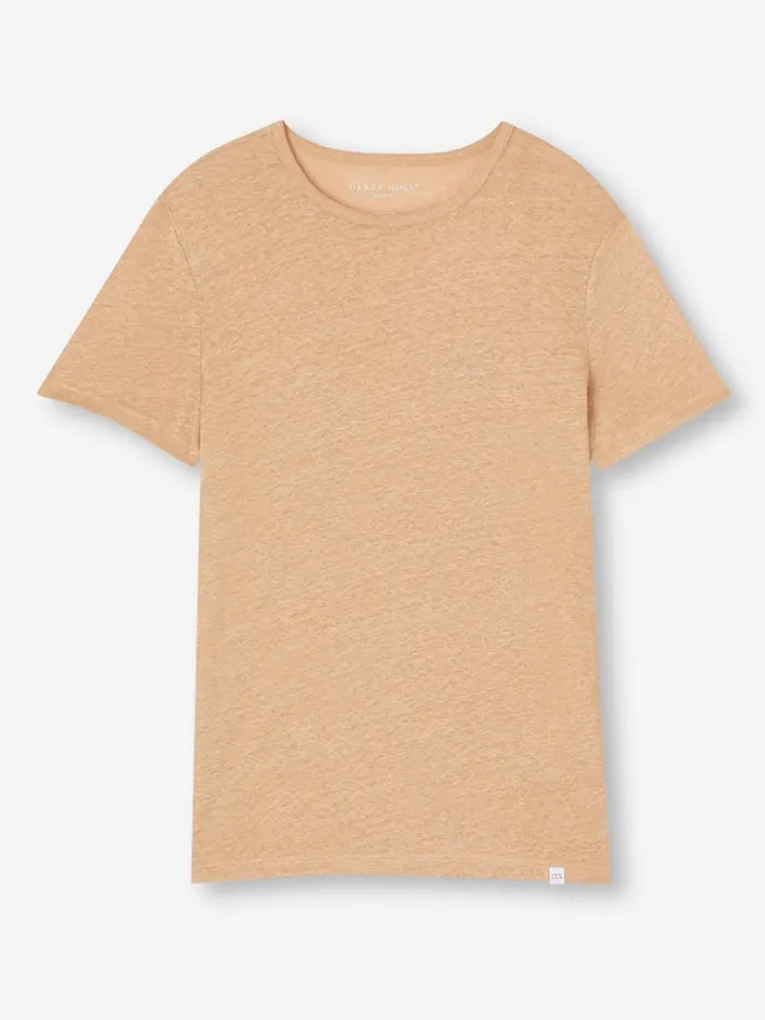 Short Sleeve TShirts Men Derek Rose TShirt Jordan Linen Sand