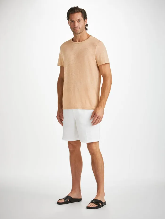 Short Sleeve TShirts Men Derek Rose TShirt Jordan Linen Sand