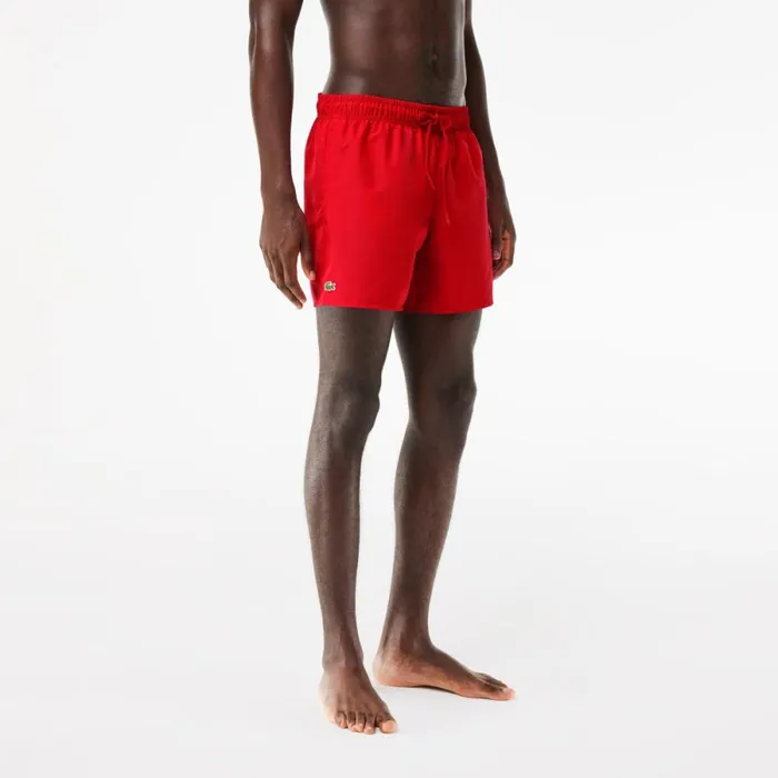 Shorts and Swim Men Lacoste Men039s Lightweight Swim Shorts Red Green 8un