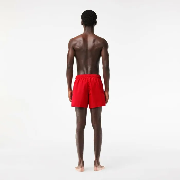 Shorts and Swim Men Lacoste Men039s Lightweight Swim Shorts Red Green 8un