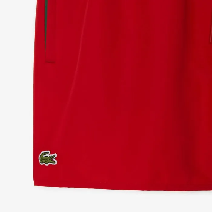 Shorts and Swim Men Lacoste Men039s Lightweight Swim Shorts Red Green 8un