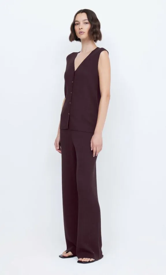 Shorts Pants Shop Bec Bridge Amalfi Pant Chocolate