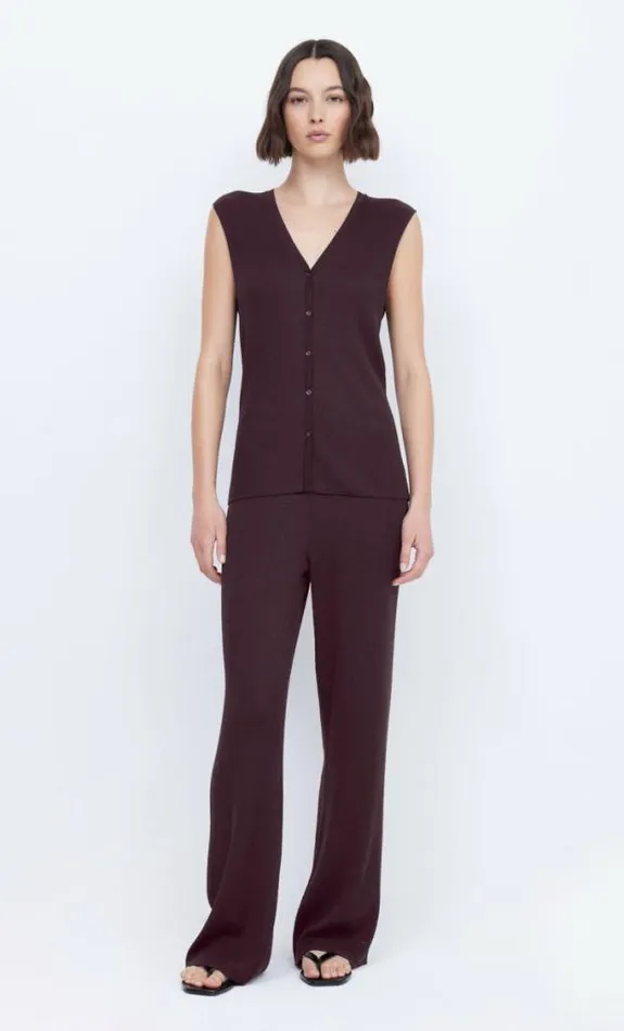 Shorts Pants Shop Bec Bridge Amalfi Pant Chocolate