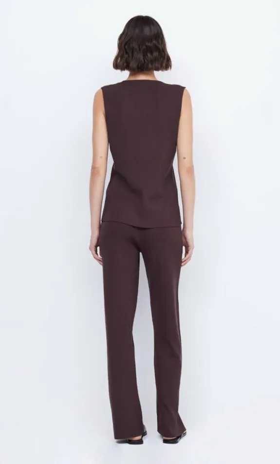Shorts Pants Shop Bec Bridge Amalfi Pant Chocolate