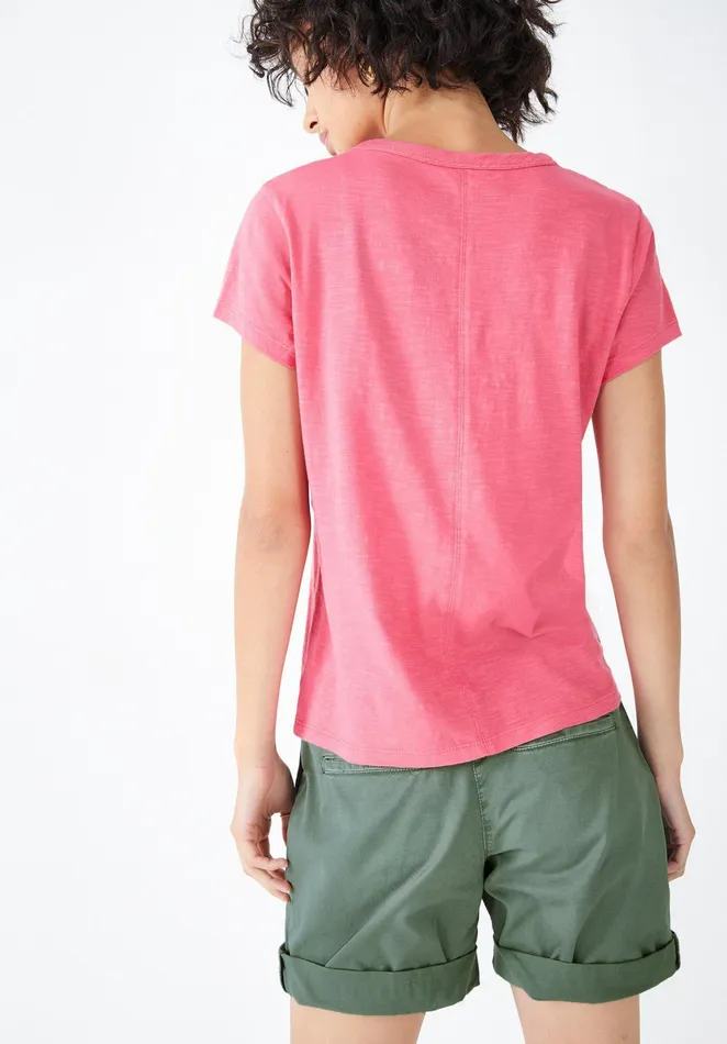 Shorts Women Hush StretchCotton Chino Shorts Washed Green