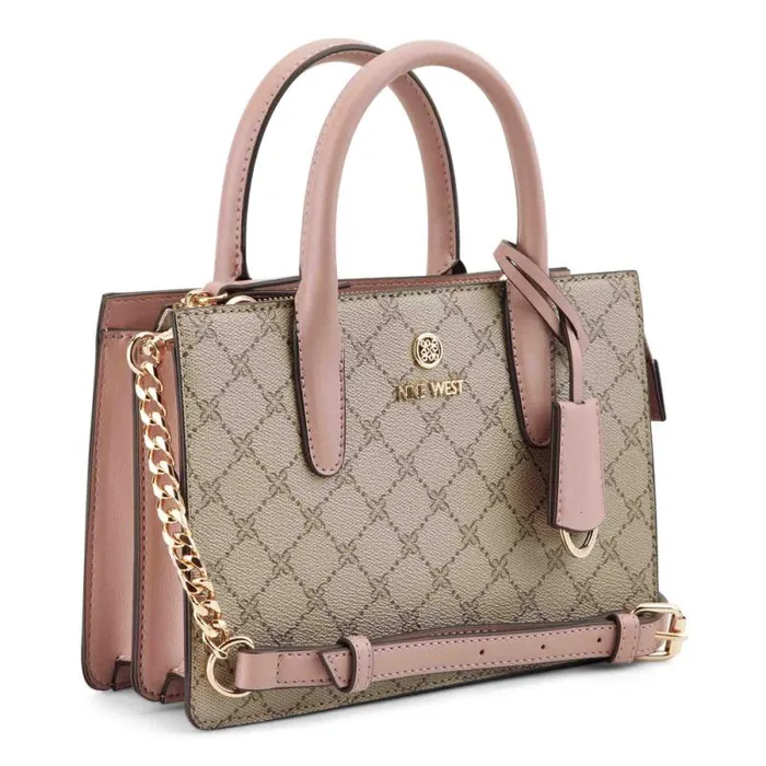 Siera Mini Satchel Crossbody Beigelogodusk Women Nine West Crossbody Siera Mini Satchel Crossbody Beigelogodusk Women Nine West Crossbody