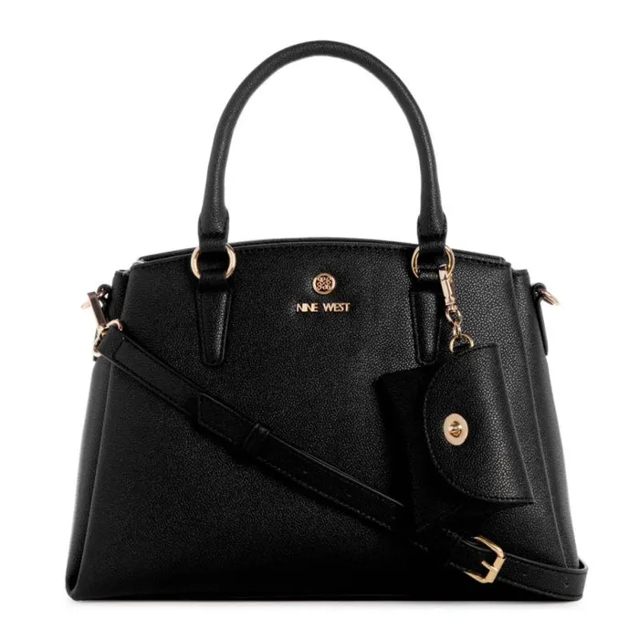 Siera Satchel Black Women Nine West Satchels and Shoulder Bags