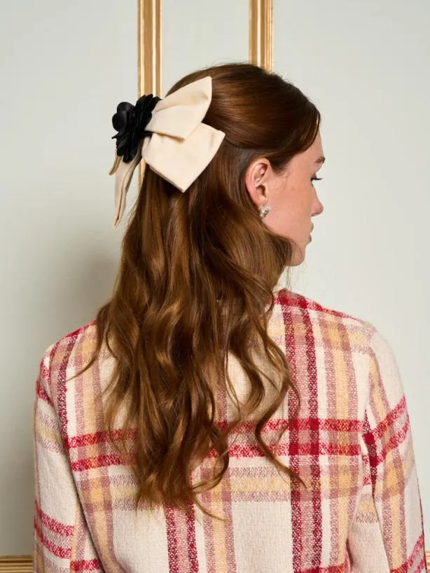 Sister Jane Accessories Womenswear DREAM Creme Applique Hair Clip Warm Cream