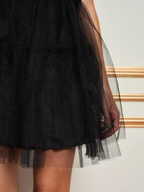 Sister Jane Dresses Womenswear DREAM Aurore Tulle Cami Dress Coal Black