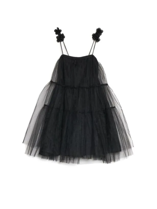 Sister Jane Dresses Womenswear DREAM Aurore Tulle Cami Dress Coal Black