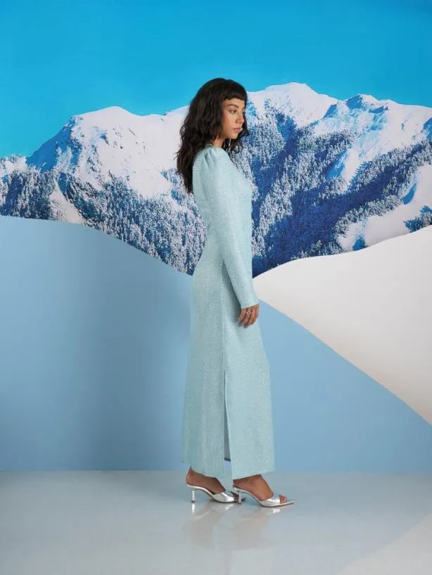 Sister Jane Dresses Womenswear Ghospell Hannah Midi Dress Baby Blue