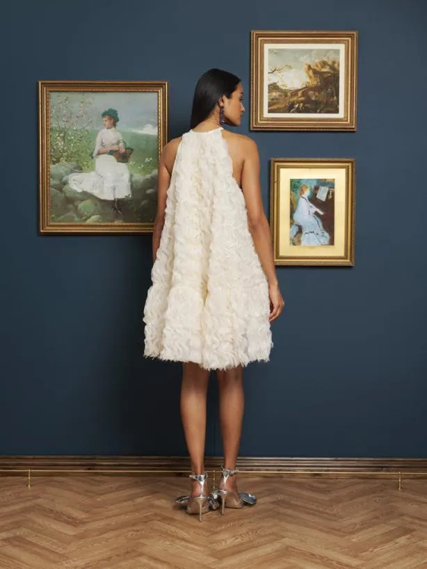 Sister Jane Dresses Womenswear Masterpiece Tulle Dress Pearl Ivory