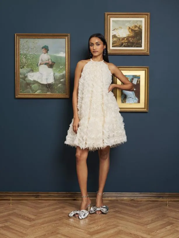 Sister Jane Dresses Womenswear Masterpiece Tulle Dress Pearl Ivory