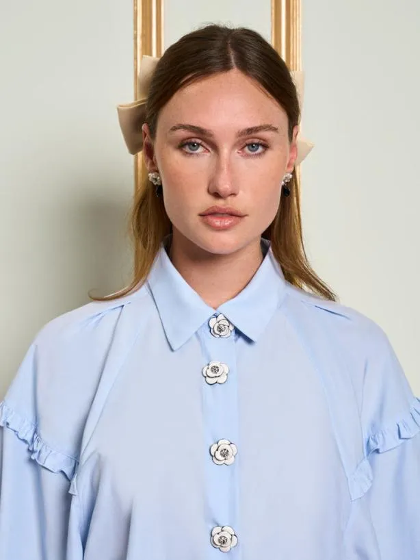 Sister Jane Tops Womenswear DREAM Renne Rose Blouse Baby Blue