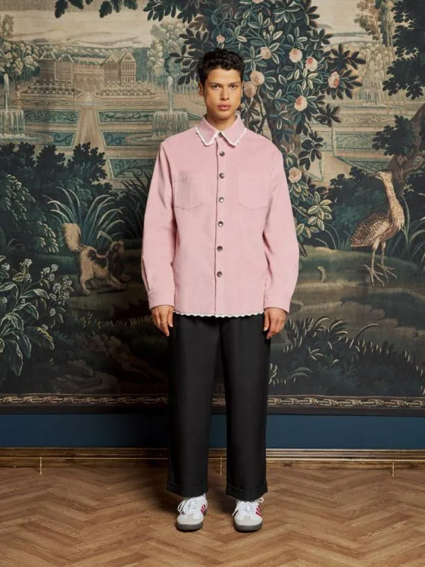Sister Jane Tops Womenswear Hector Cord Over Shirt Dusty Pink