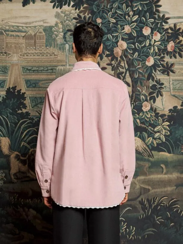 Sister Jane Tops Womenswear Hector Cord Over Shirt Dusty Pink