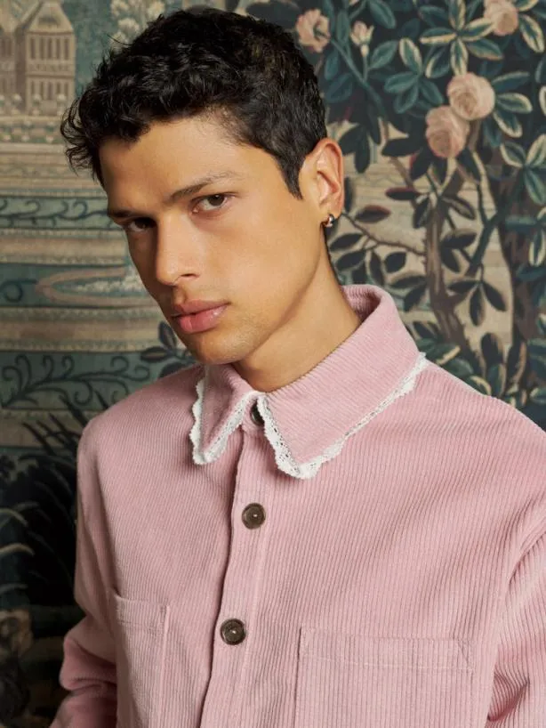 Sister Jane Tops Womenswear Hector Cord Over Shirt Dusty Pink