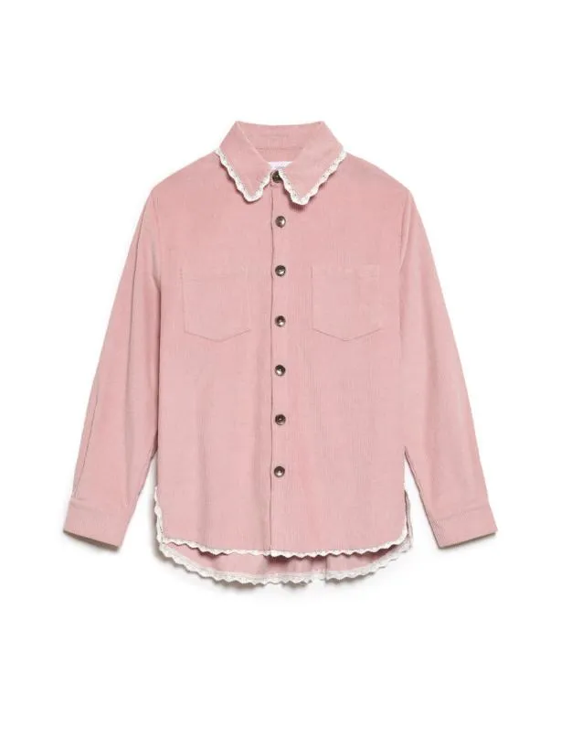 Sister Jane Tops Womenswear Hector Cord Over Shirt Dusty Pink