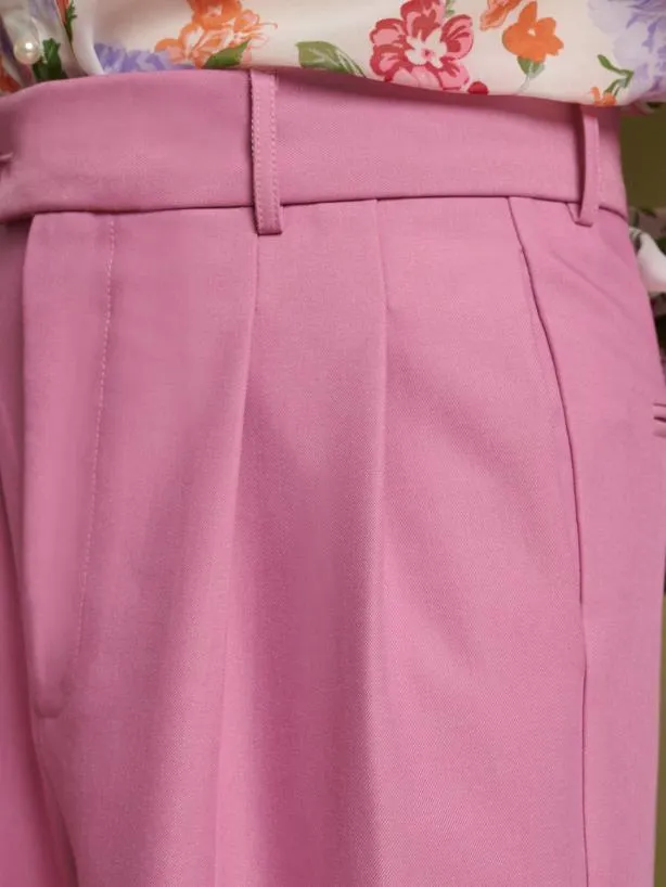 Sister Jane Trousers Menswear Lionel High Waisted Trousers Cotton Candy