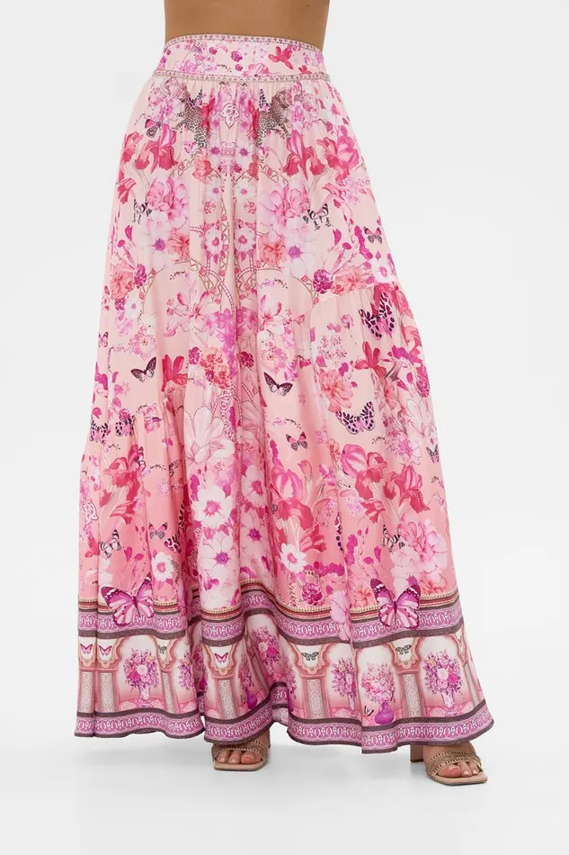 SKIRT WITH SHAPED SEAM BOTANICAL NOVELLA Botanical Novella Womens Camilla Skirts
