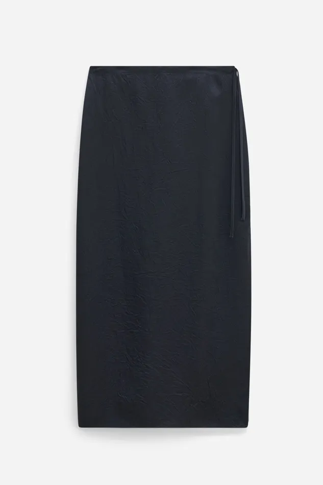 Skirts Crinkled Pencil Skirt Black 8211 filippak Women Skirts Crinkled Pencil Skirt Black 8211 filippak Women