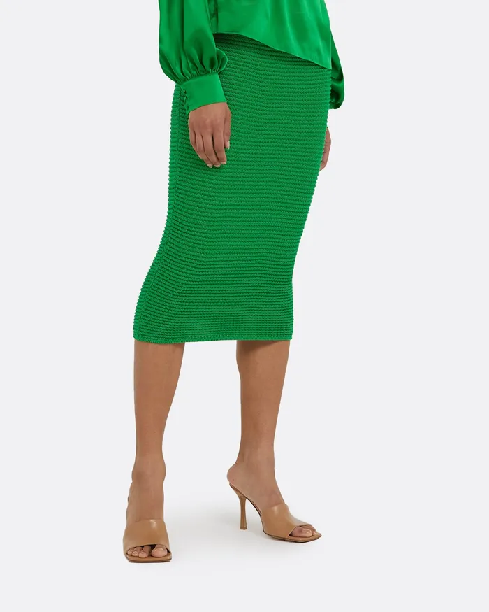 Skirts Sabah Emerald Crochet Skirt Emerald Safiyaa Women