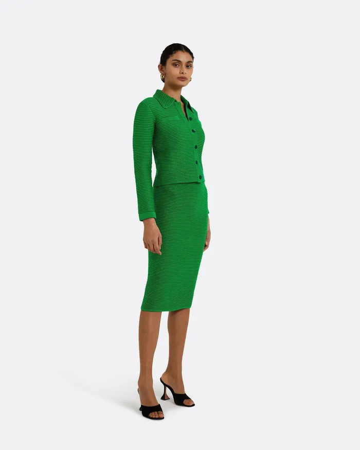 Skirts Sabah Emerald Crochet Skirt Emerald Safiyaa Women
