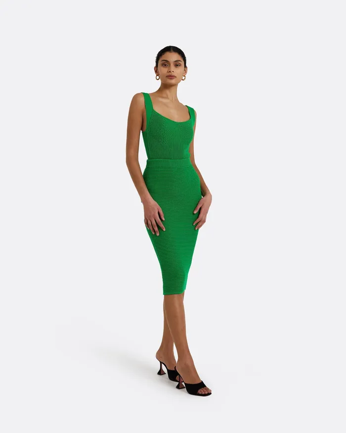 Skirts Sabah Emerald Crochet Skirt Emerald Safiyaa Women