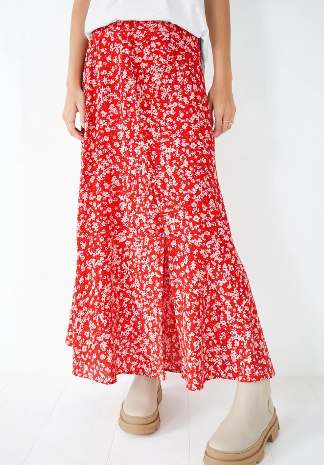 Skirts Women Hush Amina Midi Skirt Spring Blossom Red