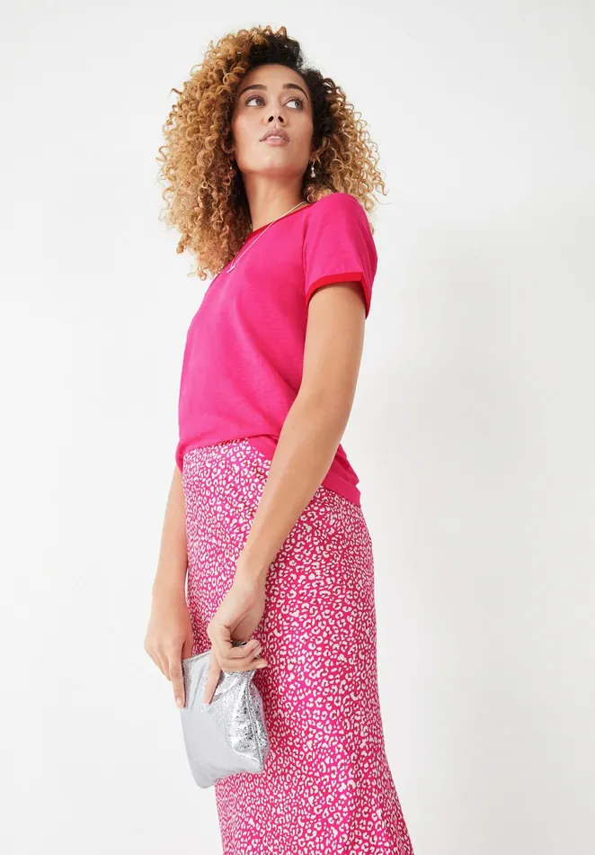 Skirts Women Hush Simone Slinky Skirt Graphic Leopard Pink