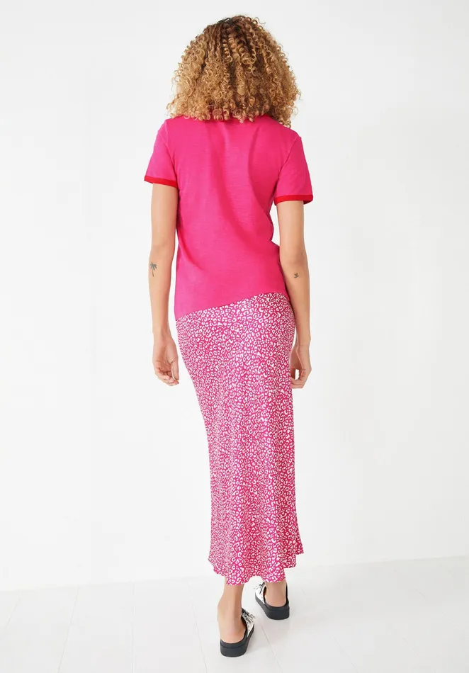 Skirts Women Hush Simone Slinky Skirt Graphic Leopard Pink