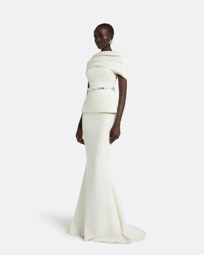 Skirts Women Safiyaa Gayeta Ivory Skirt Ivory