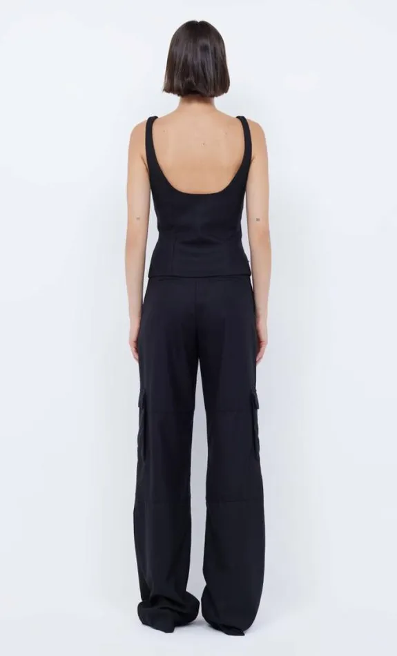 Sleeveless Shop Bec Bridge Nevada Tie Top Black