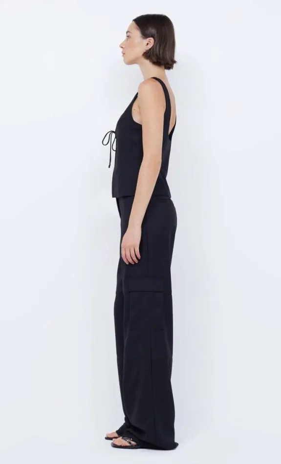 Sleeveless Shop Bec Bridge Nevada Tie Top Black