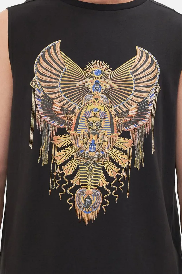 SLEEVELESS TSHIRT THEY CALLED HER NEFERTARI They Called Her Nefertari Mens Camilla Tops