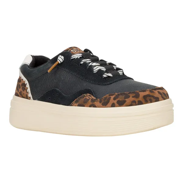 Sneakers Hudson Lift Luxe BlackLeopard 8211 heydude Apparel