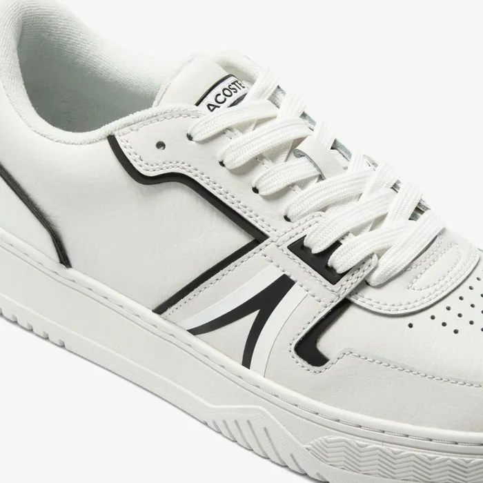 Sneakers Men Lacoste Men039s L001 Baseline Leather Sneakers Whiteblack 147