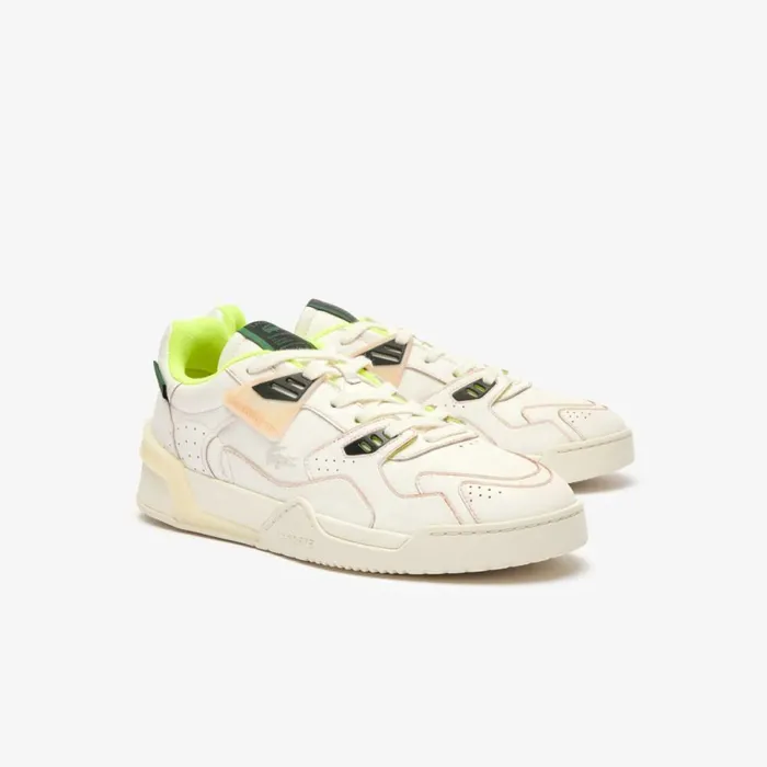 Sneakers Men Lacoste Men039s LT 125 Contrasted Leather Sneakers Off Whtylw Ht3