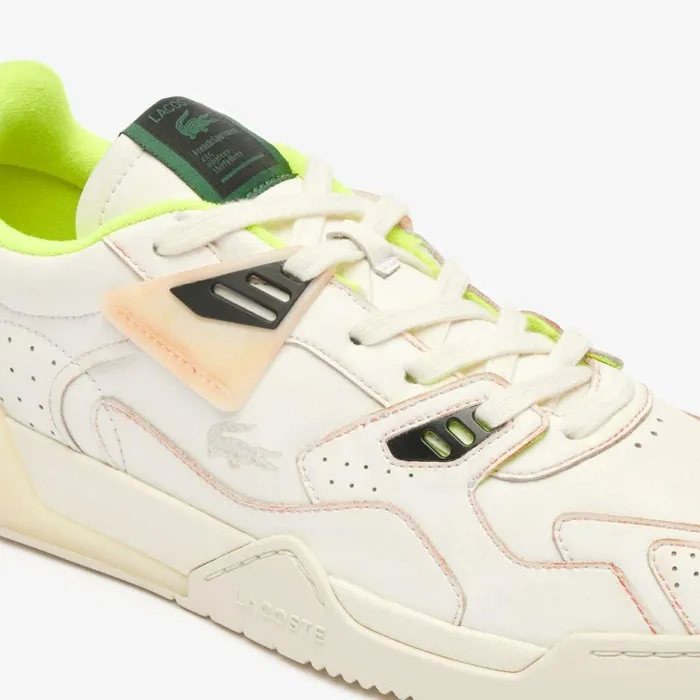 Sneakers Men Lacoste Men039s LT 125 Contrasted Leather Sneakers Off Whtylw Ht3