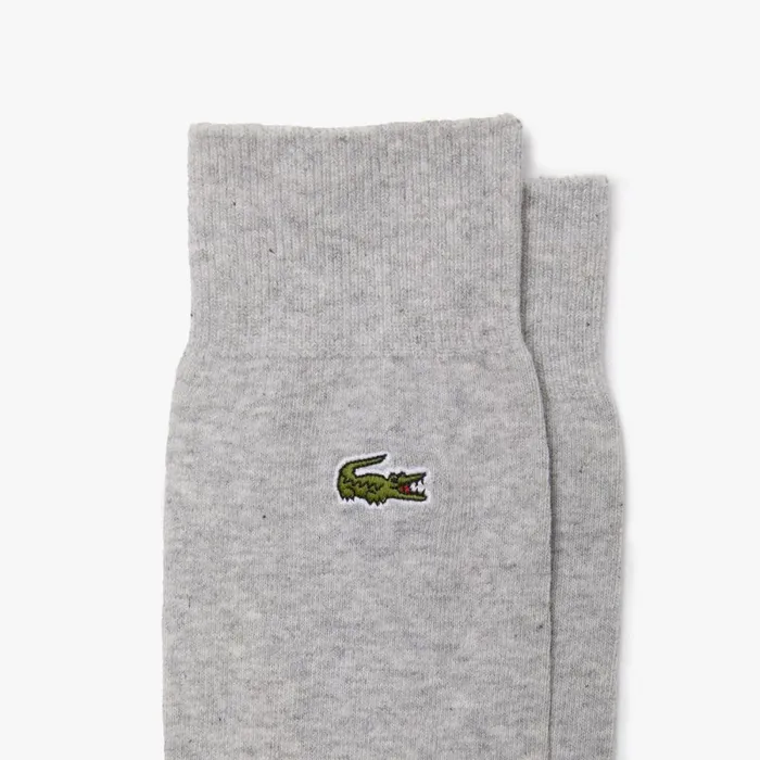 Socks MenWomen Lacoste Unisex 5Pack HighCut Organic Cotton Socks Navy Blue Grey Chine Grey Black C0u