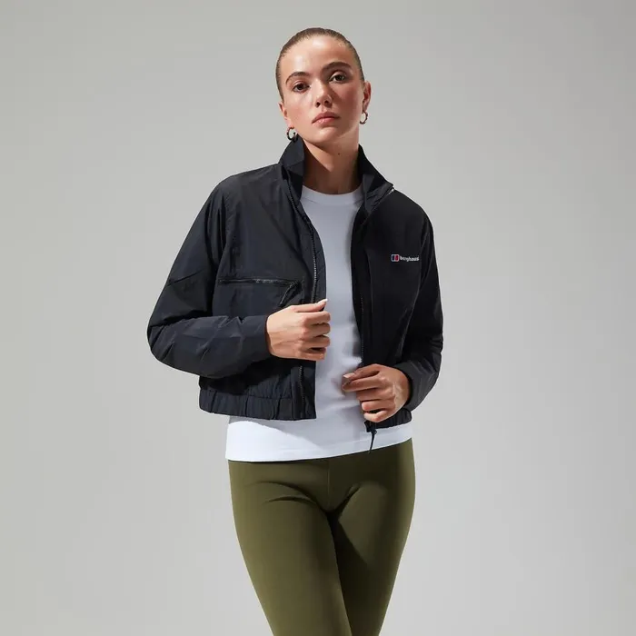 Softshells Women Berghaus Urban Cropped Coord Wind Jacket 8211 Black