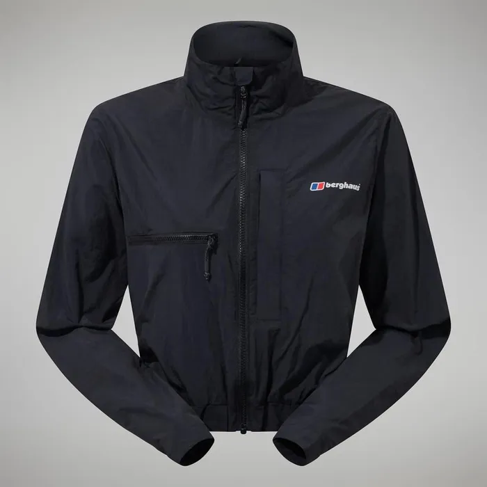 Softshells Women Berghaus Urban Cropped Coord Wind Jacket 8211 Black