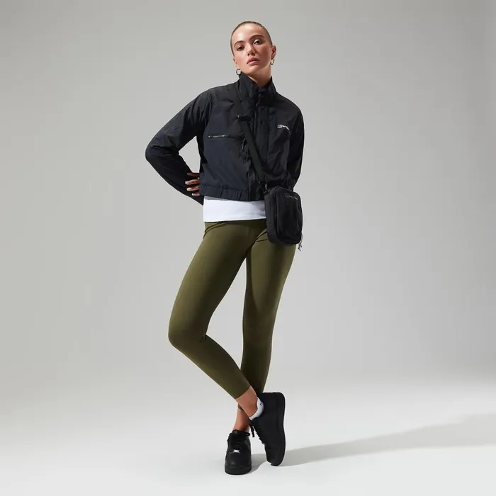 Softshells Women Berghaus Urban Cropped Coord Wind Jacket 8211 Black